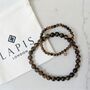 Tiger's Eye 'Daddy And Me' Bracelet Set, thumbnail 1 of 5