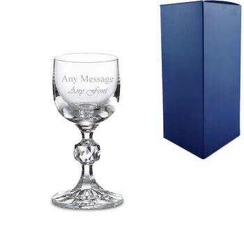Personalised Claudia Liqueur Glass With Gift Box, 2 of 4