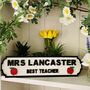 Personalised Teacher Name Wooden Double Roadsign, thumbnail 9 of 12