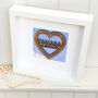 24th 34th Opal Wedding Anniversary Personalised Heart, thumbnail 2 of 2