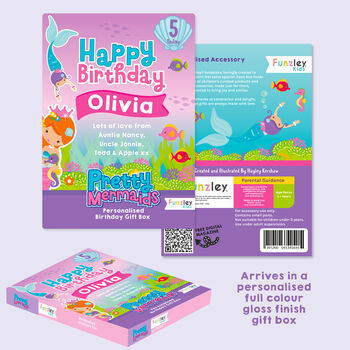 Mermaids Small Birthday Gift Box, 2 of 6