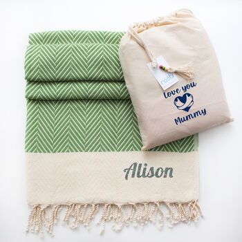 Soft Cotton Throw Gift For Mothers, 2 of 10
