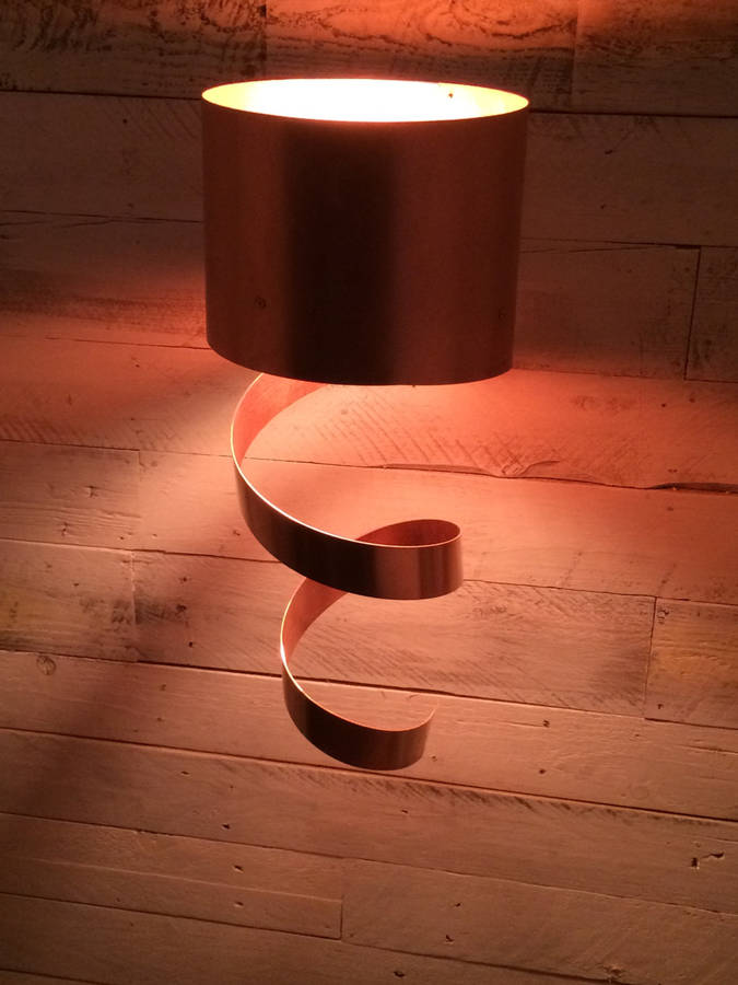 minehead hand rolled and rivited copper wall lamp by tugboat steampunk