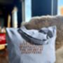I Was Just Sitting Here | Tote Bag, thumbnail 3 of 3