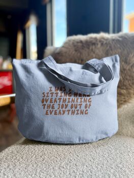 I Was Just Sitting Here | Tote Bag, 3 of 3