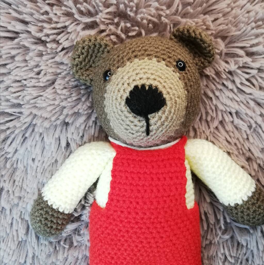 Image of Crochet Bear Soft Toy