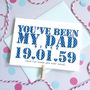 Personalised 'You've Been My Dad Since…' Card, thumbnail 2 of 4