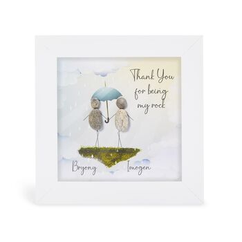 Personalised Thank You For Being My Rock Pebble Picture, 2 of 3