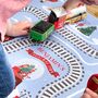 Personalised Children's Play Mat Christmas Train, thumbnail 2 of 5
