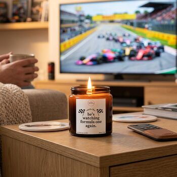 Formula One Gifts For Dad, Watching F1 Candle With Matches, 3 of 10