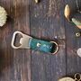 Leather Bottle Opener Keyring Personalised Gift, thumbnail 2 of 7
