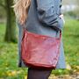 Personalised Classic Leather Tote Cross Body Bag, thumbnail 2 of 11