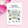 'Cheers To The Road Ahead' Personalised Wedding Card, thumbnail 1 of 3