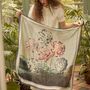 Carnations Large Square Scarf, thumbnail 2 of 4