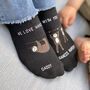 Personalised Daddy And Me Sloth Socks, thumbnail 1 of 4