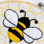 Bee Happy Easy Embroidery Kit, thumbnail 2 of 4