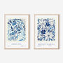 Set Of Two Prints Spring Day/ Hepatica Florals, thumbnail 1 of 3