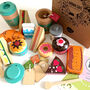 Wooden Toy Cafe Play Food Shop Accessories Set, thumbnail 1 of 11