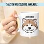 Akita Inu Dog Mug, thumbnail 1 of 5