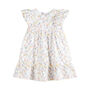 Nina White Floral Frill Dress, thumbnail 1 of 5
