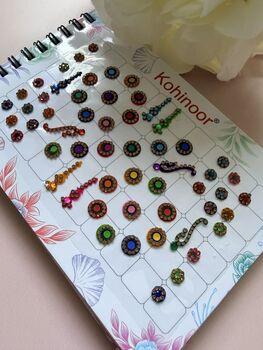 Assorted Designs Fancy Five Page Bindi Booklet, 2 of 9