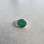 Soul Emerald Signet Ring, thumbnail 7 of 8