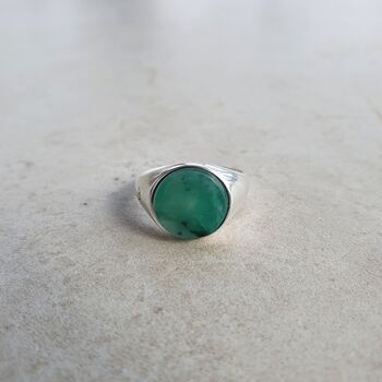 Soul Emerald Signet Ring, 7 of 8