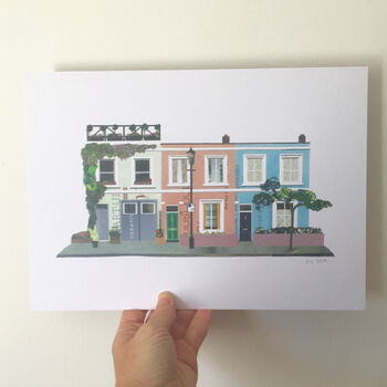 'Chelsea, London' Recycled Paper Collage Print, 3 of 5