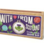 With Love From Scotland Thistle Mini Matchbox Cross Stitch Kit, thumbnail 3 of 6