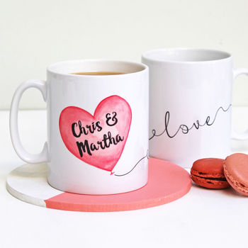 Personalised Couple's Love Balloon Mug, 5 of 5
