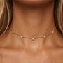 Gold Or Silver Star Charm Necklace Or Choker, thumbnail 4 of 5