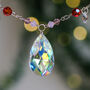 Pear Pendant Crystal Christmas Decoration, thumbnail 3 of 6