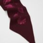 Floral Bohemian Embroidered Burgundy Scarf, thumbnail 4 of 4