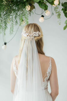 Alyssa Floral Wedding Hair Comb, 4 of 7