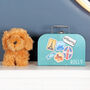 Mini Cockapoo Dog Soft Toy With Personalised Case, thumbnail 1 of 4