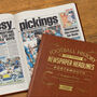 Portsmouth Fc Personalised Football Gift Pompey Newspaper History Book, thumbnail 4 of 11