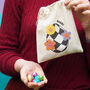 Personalised Retro Egg Bag With Chocolate Eggs, thumbnail 3 of 5