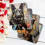 Canine Chromatics Set Of Four Pu Leather Coasters, thumbnail 5 of 8