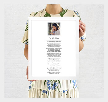 For My Mother Personalised Photo Poem Print, 5 of 8