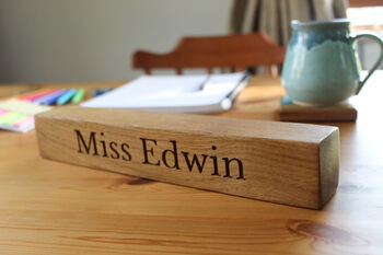 Personalised Teacher And Staff Name Plaque, 2 of 9