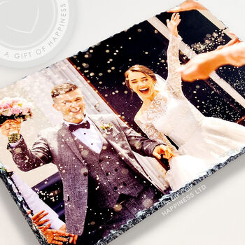 Large Rectangle Rock Photo Slate Personalised Photo Gift, 12 of 12