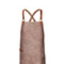 Personalised Leather Apron Cross Straps, thumbnail 4 of 12