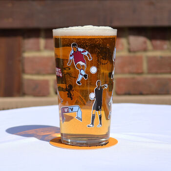 Aston Villa Pint Glass, 7 of 10