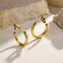 Flow Open Hoop Earrings, thumbnail 1 of 9