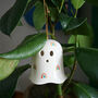 Ceramic Hanging Ghost Decoration With Rainbow Design. Cute Halloween Ghost Rainbow, thumbnail 1 of 6