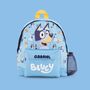 Personalised Bluey Backpack, thumbnail 1 of 5