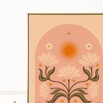 ‘Reve De Flore Two’’, Bohemian Floral Wall Art, 5 of 7