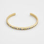 Gold Forget Me Not Bangle, thumbnail 3 of 9