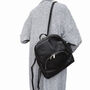 Black Leather Rucksack, thumbnail 4 of 9