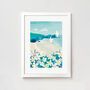 Blackthorn Blossom Porthcurno Print By Gill Wild, thumbnail 1 of 8